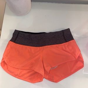 Salmon Lululemon Shorts